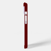 Sneeuwmannen Apple iPhone 15 hoesje (Achterkant / Links)