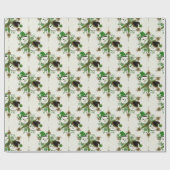 sneeuwmannen cadeaupapier (Vlak)