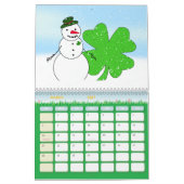 SNEEUWMANNEN HET HELE JAAR DOOR KALENDER (Mar 2027)