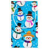 sneeuwmannen klein cadeauzakje (Achterkant)