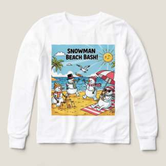 Sneeuwmannen Strandfeest