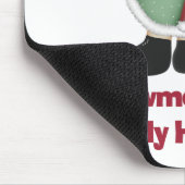 Sneeuwmannen Warm My Heart T-shirts en geschenken Muismat (Hoek)