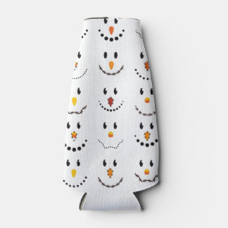 Sneeuwmannengezichten Flesjeskoeler
