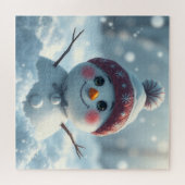 Sneeuwmanpuzzel Legpuzzel (Horizontaal)