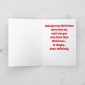 Sneeuwmeisje met kerst feestdagen kaart (Binnen)