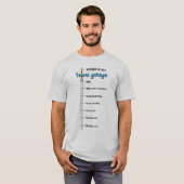 Sneeuwmeter T-shirt (Voorkant volledig)