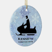 Sneeuwmobiel Ornament (Rechts)