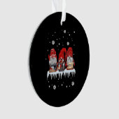 Sneeuwnaaimachine voor kerstgrind Shirt Ornament (voorkant)