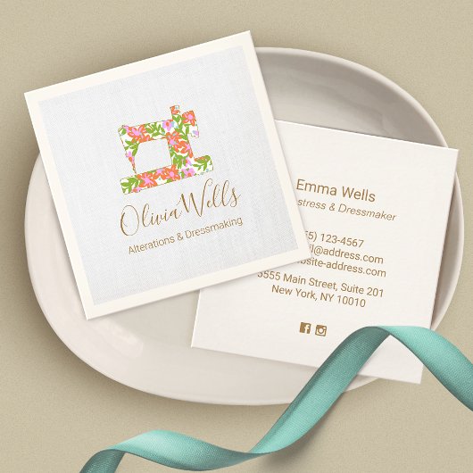 Sneeuwnaapspanning van de machine vierkante visitekaartje