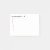 Sneeuwontwerp met naald post-it® notes (Voorkant)