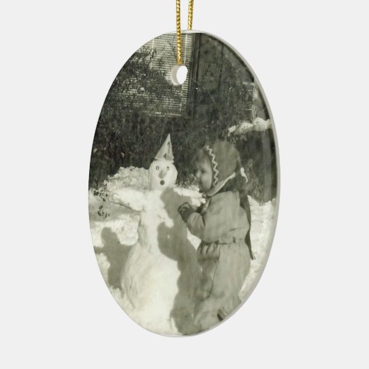 SneeuwOrnament Keramisch Ornament (Links)