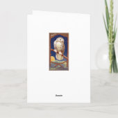  sneeuwowl illustratie kaart (Achterkant)