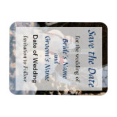 Sneeuwpaar sparen de Datum Magneet (Horizontaal)