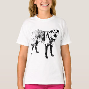sneeuwpad schildwacht, Tibetaanse mix T-shirt