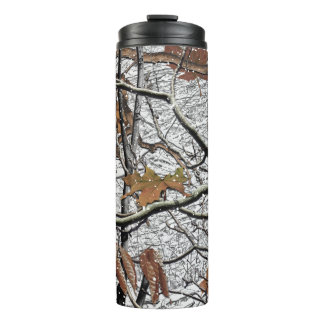 Sneeuwpatroon 2 van jachtCamouflage Thermosbeker