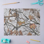 Sneeuwpatroon 2 van jachtCamouflage Tissuepapier (Craft)