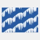 Sneeuwpatroon voor kerstmis inpakpapier vel (Voorkant)