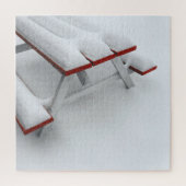 sneeuwpicknick legpuzzel (Verticaal)