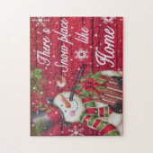 Sneeuwplaats als startpunt legpuzzel (Verticaal)