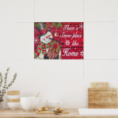 Sneeuwplaats als startpunt poster (Keuken)