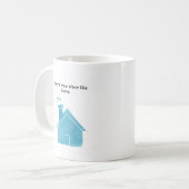 Sneeuwplaats als thuis - Kerst Koffie Mokken (Voorkant links)