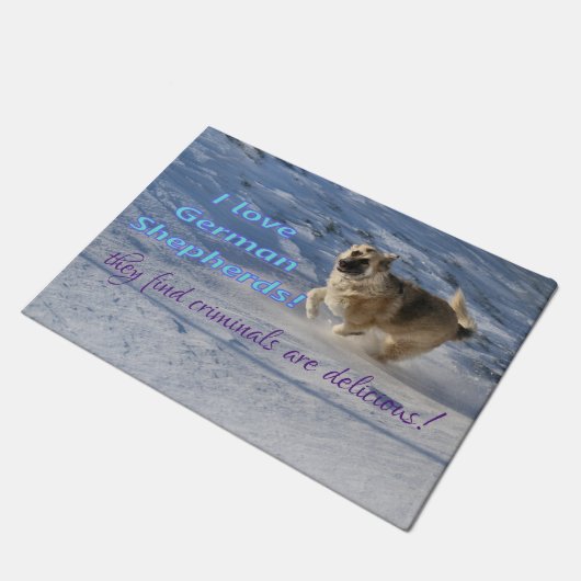 Sneeuwplezier Deurmat (Schuin)