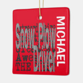 Sneeuwploeg, extraordinaire handleiding keramisch ornament (Links)