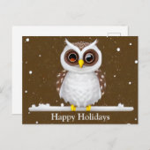 sneeuwploeg feestdagenkaart (Voorkant / Achterkant)