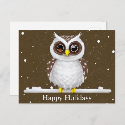 sneeuwploeg feestdagenkaart (Voorkant / Achterkant)