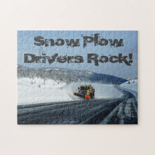 Sneeuwploeg Puzzle Legpuzzel