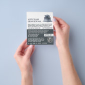 Sneeuwploeg, Sneeuwverwijderingsbedrijf Adverteren Flyer (Hand)