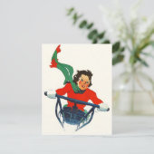  sneeuwploeg - uitnodiging (Staand voorkant)