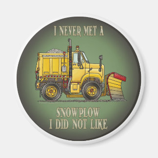 Sneeuwploeg Vrachtwagen Operator Quote Magnet Magneet