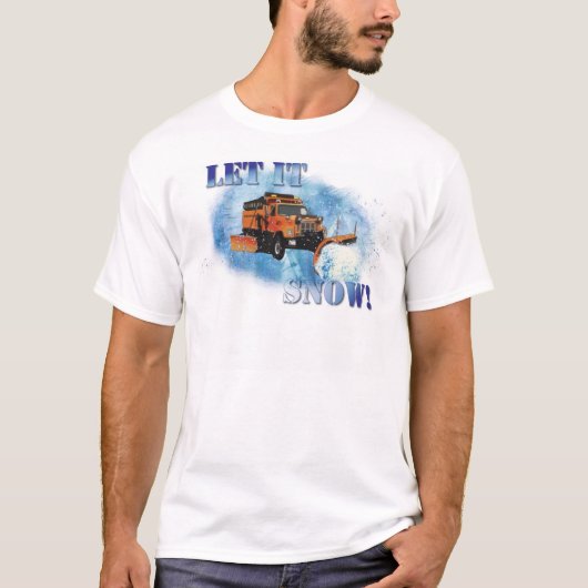 Sneeuwploegen T-shirt (Voorkant)