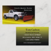 Sneeuwploegendienst Visitekaartje (Voorkant / Achterkant)