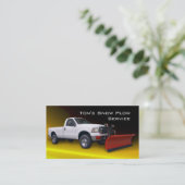 Sneeuwploegendienst Visitekaartje (Staand voorkant)