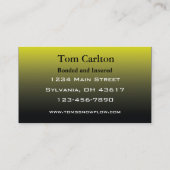 Sneeuwploegendienst Visitekaartje (Achterkant)