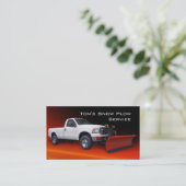 Sneeuwploegendienst Visitekaartje (Staand voorkant)