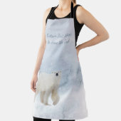 Sneeuwpoar Beer Winter Woodland Snowy Forest Schort (Insitu)