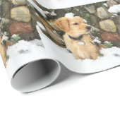 sneeuwpop cadeaupapier (Rol Hoek)