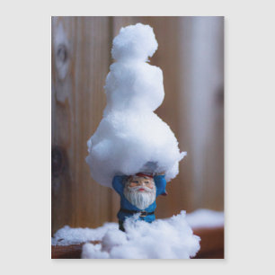 Sneeuwpop gebouwd V