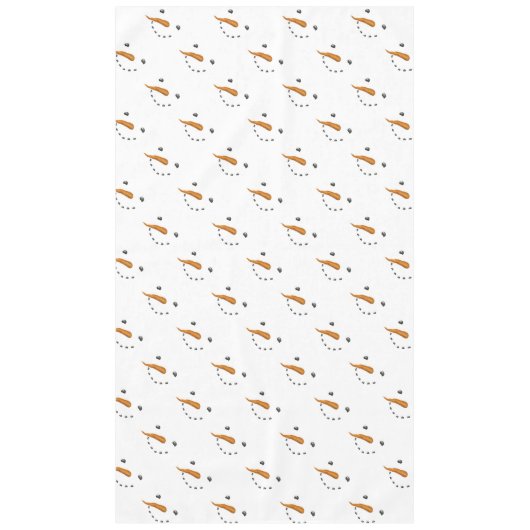 SNEEUWPOP GEZICHT TAFELKLEED (Voorkant)