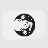 sneeuwpop golfhanddoek (Horizontaal)