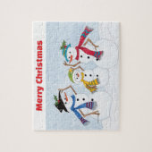 Sneeuwpop Puzzel (Verticaal)