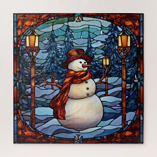 Sneeuwpop Puzzel (Verticaal)
