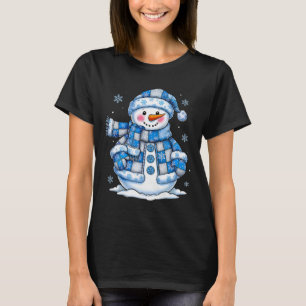 Sneeuwpop Voor Vrouwen Mannen Kinderen Kleinkinder T-shirt