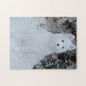 sneeuwpopfoto legpuzzel (Horizontaal)