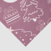 Sneeuwpoppen Kerstbomen Ornamenten Kerst Tissuepapier (Detail)