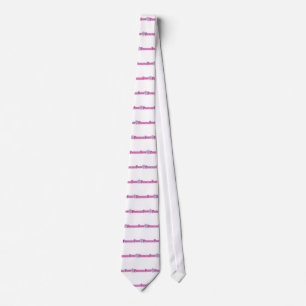 Sneeuwprinses-roze Stropdas