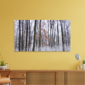 sneeuwpuinfotografie winterlandschap canvas afdruk (Insitu (Woonkamer))